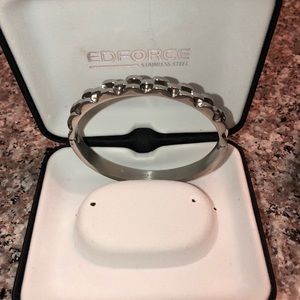 Eforce Stainless Steel Hinged Bracelet.